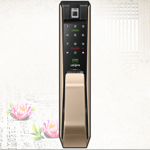 Khóa cửa vân tay LOCPRO K500F (Vàng)