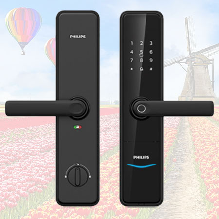 Khóa cửa vân tay Philips DDL603E