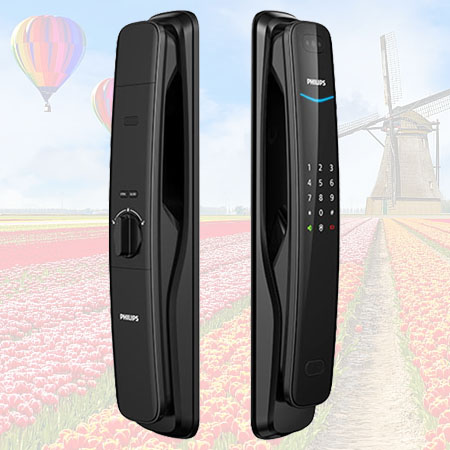 Khóa cửa vân tay Philips DDL702-8HWS