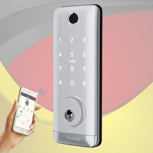 Khóa cửa vân tay WIDMANN R01-S Wifi (Silver)