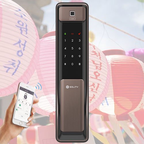 Khóa vân tay (wifi) SOLITY GSP-2000BK (Đồng)